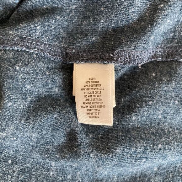 Bonobos Shirt Mens Medium Standard Fit Blue Button Up Work Casual Everyday - Picture 9 of 9